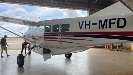VH-MFD to Arnhem Land.