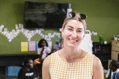 Teacher in classroom